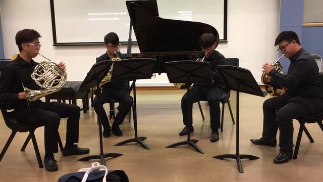 Nikolay Tcherepnin, 6 Horn Quartets, Op 35, 6th last movement смотреть онлайн