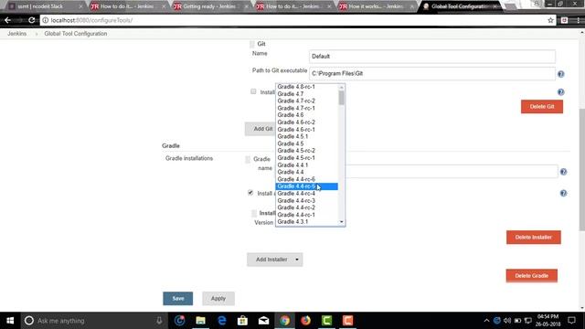 11 configuring gradle home in jenkins смотреть онлайн
