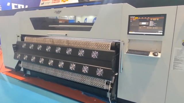 Audley 3.2m 16 Epson i3200 heads sublimation printer смотреть онлайн