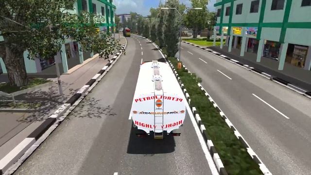 Oil Tanker Carries Fuel to Gas Pump | Indian Truck Game | ETS2 смотреть онлайн