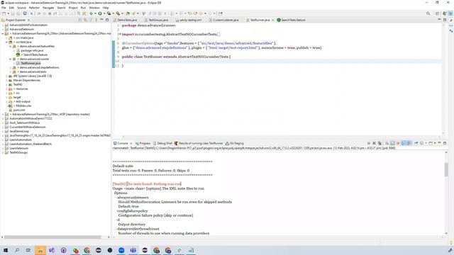 [TestNG] No tests found Nothing was run | TestNG Issues смотреть онлайн