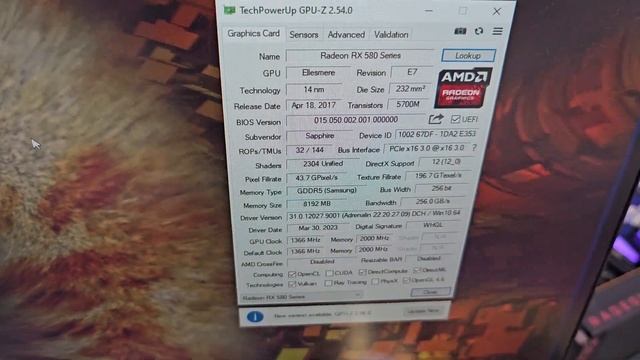 тест видеокарты sapphire rx 580 8gb смотреть онлайн