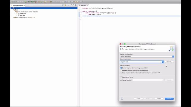 [LD] Eclipse - Export Runnable JAR | Let's Developer With смотреть онлайн
