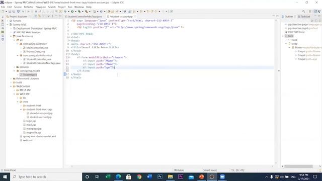 Form with MVC Form Tags смотреть онлайн
