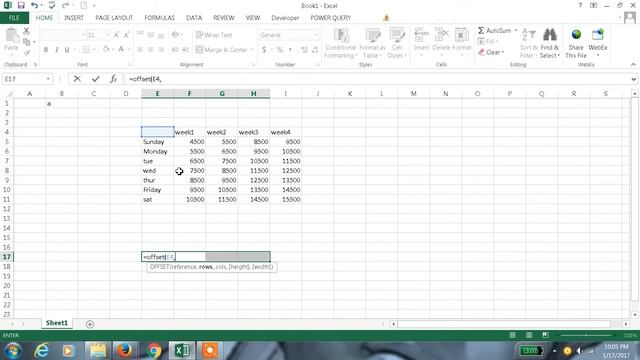 Excel 2013 Tutorial# 38 Offset Function in Excel смотреть онлайн