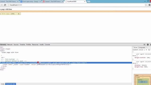 laravel 4 form builder opening a form Form open, Form close смотреть онлайн