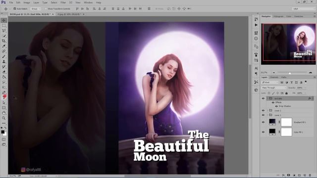 Book Cover Design Photoshop Tutorial смотреть онлайн