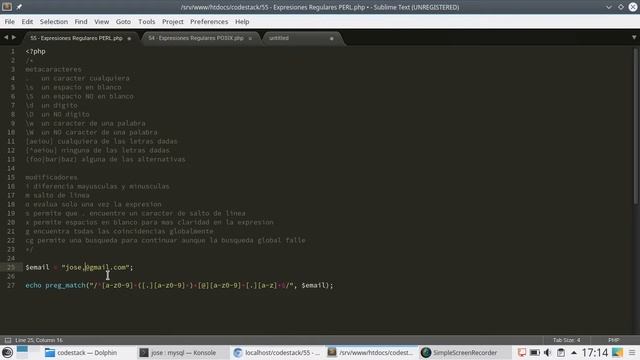 55 - Expresiones Regulares PERL [PHP 7 - Español] смотреть онлайн