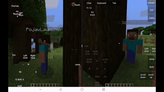 I have launched two Minecraft java on my tablet... смотреть онлайн
