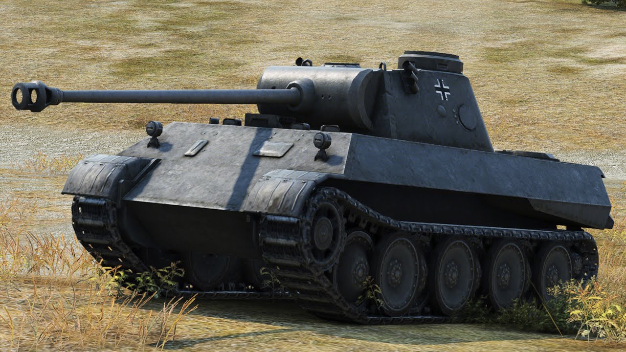 War Thunder. Аркадные бои. VK 3002(M) карта Арктика причал, БР 5,3.