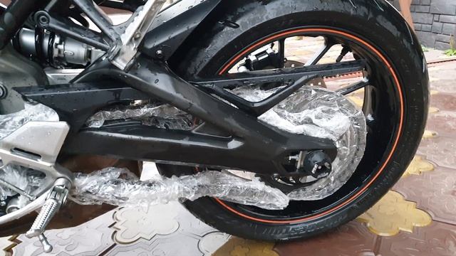 Чтобы не смазывать цепь мотоцикла после мойки!!! смотреть онлайн