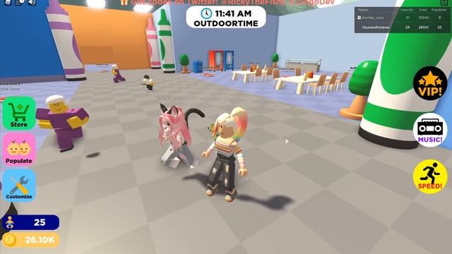 ЗАВЕЛИ С ЛАНОЙ ДЕТЕЙ В Roblox Daycare Tycoon смотреть онлайн