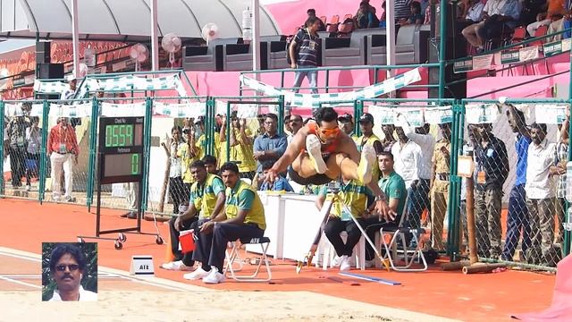 MENS LONG JUMP OLY. ROUND. GROUP-2.. 35th NATIONAL GAMES (ATHLETICS) 2015. KERALA смотреть онлайн
