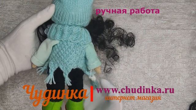 Интерьерна кукла "Тильда Снежинка" смотреть онлайн