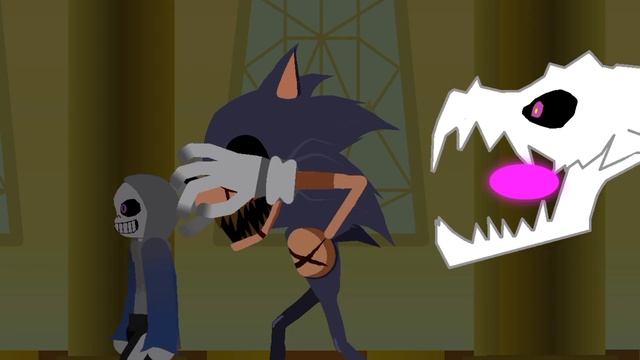 Dust Sans vs Lord X (stick nodes) смотреть онлайн