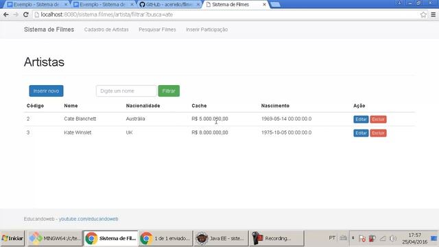 Java Web Acadêmico 26 Ajustes de formatação e commit no git смотреть онлайн