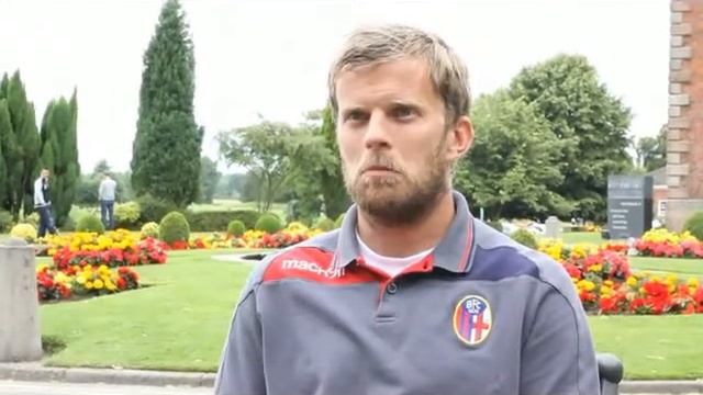 20130809 BolognaFC Antonsson in Conferenza Stampa смотреть онлайн