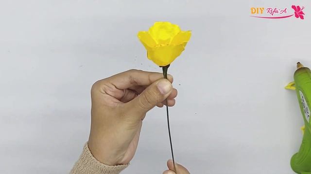 DIY | How To Make Poppy Flowers From Satin Ribbon | Satin Ribbon Flowers Easy смотреть онлайн