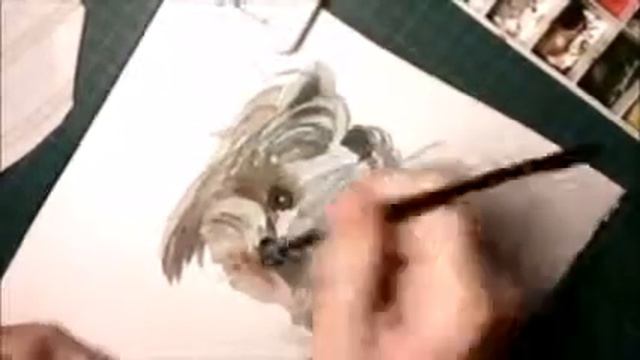 kakusik - нарисовать собачку акварелью / puppy watercolor painting смотреть онлайн