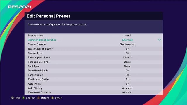 PES 2021 | How to open settings | Preset command settings | Controller settings смотреть онлайн