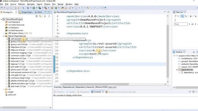 Create Maven Project and Add Dependencies (API Testing Part 1.1) смотреть онлайн