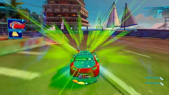 Cars 2 The Video Game | Daredevil Lightning - Battle Race | Mountain Run 4 Laps смотреть онлайн