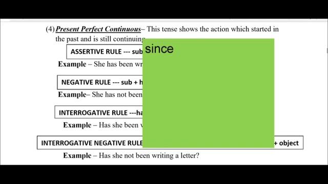 Present perfect continuous || tense || complete explanation present continuous tense смотреть онлайн