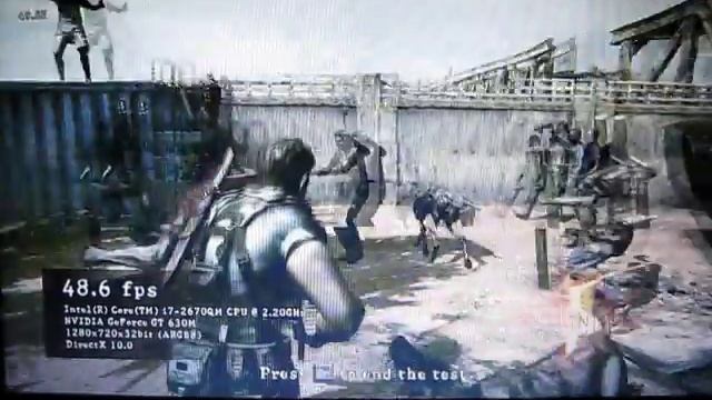 Acer Aspire 5750 i7 nvidia 630m Resident Evil 5 Benchmark смотреть онлайн