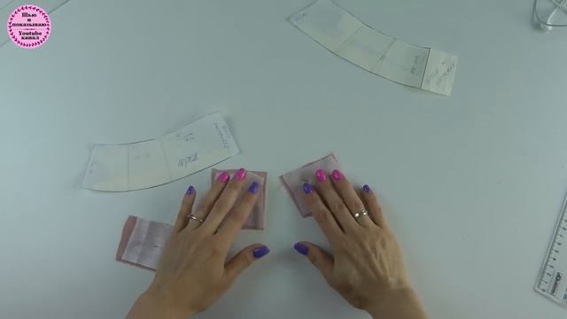 Шью и показываю женские брюки со складками и застежкой сзади из крепа смотреть онлайн