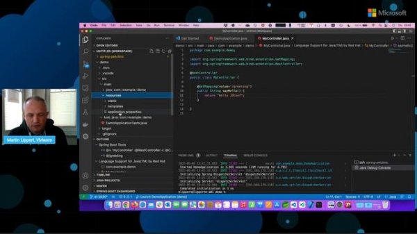 Development Tools: Coding Spring Boot Applications in Visual Studio Code