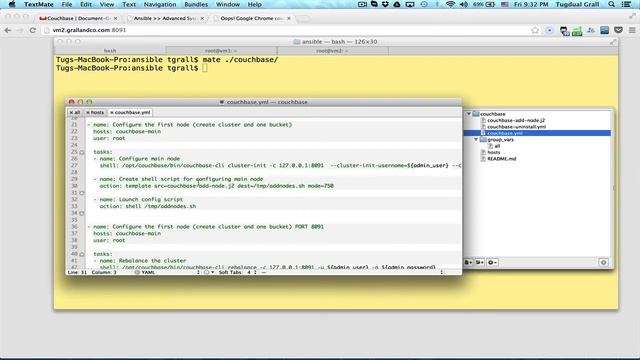 Create a Couchbase cluster with Ansible смотреть онлайн