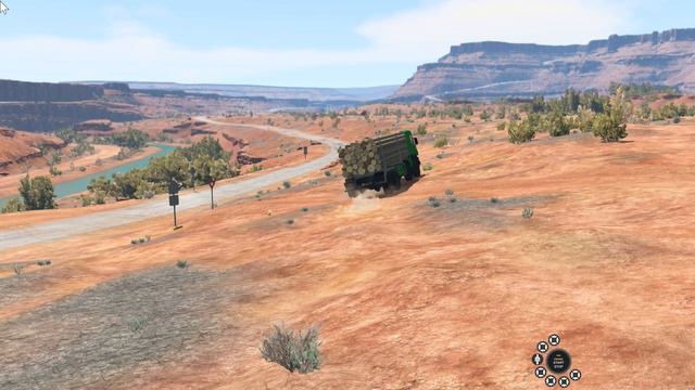 BeamNG Drive - 8x8 Logging Truck Desert Driving смотреть онлайн