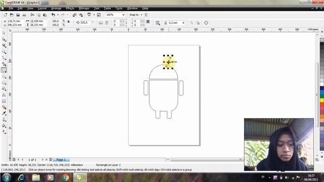 CARA MEMBUAT LOGO ANDROID DENGAN CORELDRAW X4 смотреть онлайн
