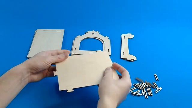 Кормушка для птиц "Домик" из фанеры (конструктор) смотреть онлайн