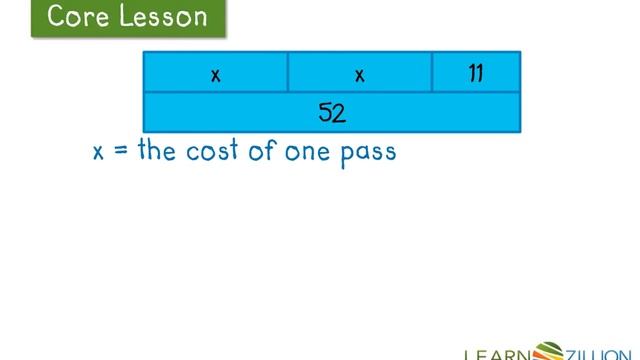 Use a bar model to write and solve equations смотреть онлайн