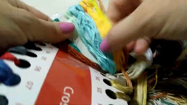 Вышивка крестом. Обзор набора с AliExpress J393 и J409 от Joy Sunday Cross Stitch смотреть онлайн