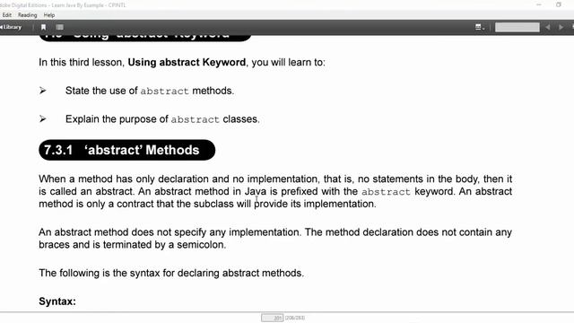 JAVA PROGRAMMING LANGUAGE | ABSTRACT CLASS IN JAVA смотреть онлайн