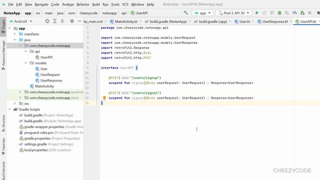 Android Notes App with API | Project Setup - HILT & Retrofit | CheezyCode (Hindi) смотреть онлайн