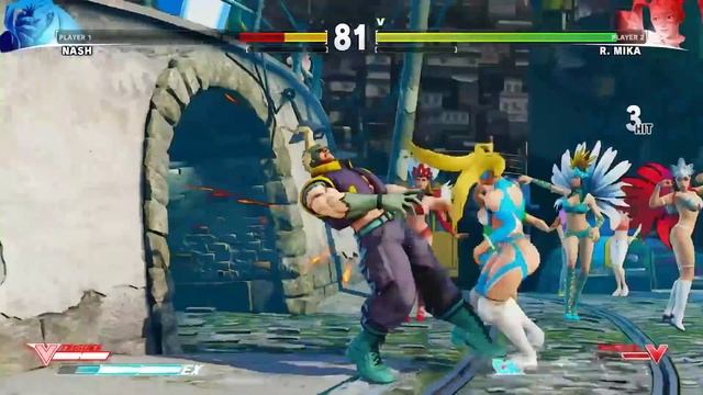 Street Fighter V / 5 - Capcom Censors R.Mika Butt Slap Super!?!? смотреть онлайн