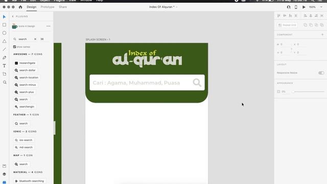 Design Wireframe Android App (Index Of Alquran) with Adobe XD - Part 1 смотреть онлайн