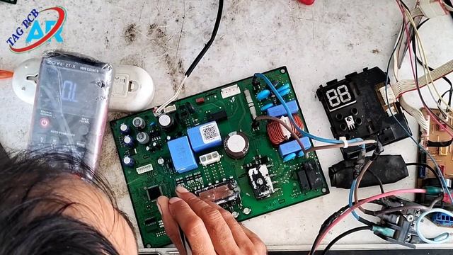 Samsung Inverter AC PC Repair//E468 Current Sensor Error // E485Input Current Sensor Error