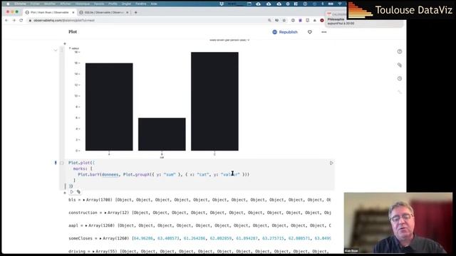 #47 Une magnifique nouvelle librairie graphique simple et géniale - Plot d’Observable” смотреть онлайн