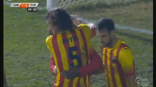 1-4 Cartagena - Barcelona GOAL DONGOU 7/12/13 HD Картахена-Барселона Донгу смотреть онлайн