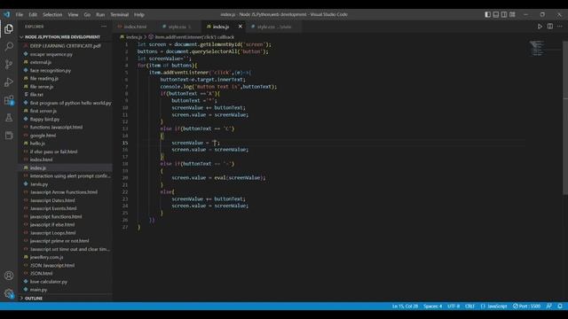 CALCULATOR WITH HELP OF HTML CSS AND JAVASCRIPT смотреть онлайн