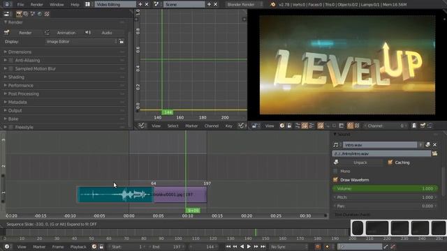 Видео-редактор Blender 08 - Редактирование стрипов смотреть онлайн