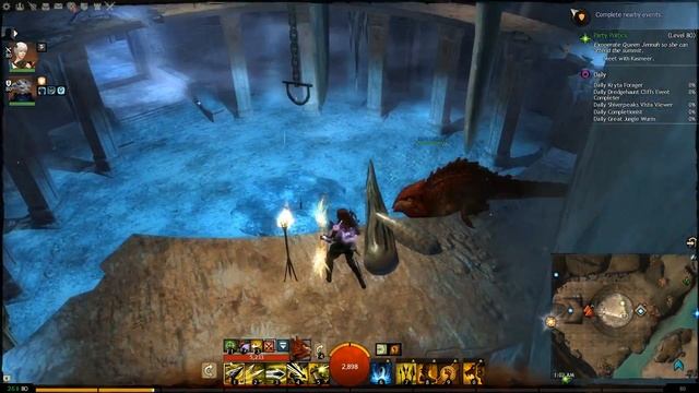 GW2 Map Completionist Ep13 - Flame Temple Tombs/Font of Rhand смотреть онлайн