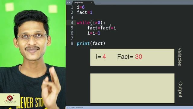 Factorial of a number -Sample program | Loops | Python Malayalam Tutorial | Part-18 смотреть онлайн