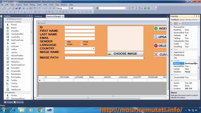 17. VB.NET AND MYSQL DATABASE CRUD - How To Display Image Absolute Path смотреть онлайн