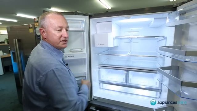 762L Bosch Side By Side Fridge KFN91PJ10A reviewed by product expert - Appliances Online смотреть онлайн