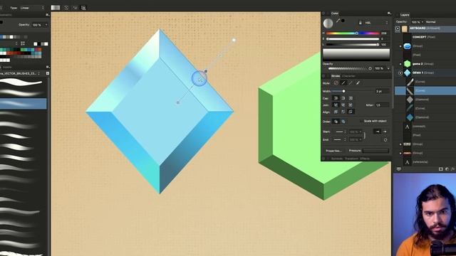 2D Gems for beginners on Affinity Designer смотреть онлайн